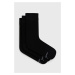 Ponožky Skechers (3-pak) dámske, čierna farba