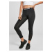 Women's Tech Mesh Pedal Pusher Leggings - Black