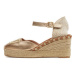 Hispanitas Espadrilky Boleromet-V24 HV243449 Zlatá