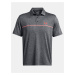 Tmavosivé športové tričko Under Armour UA Playoff 3.0 Stripe Polo