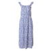 Marks & Spencer Letné šaty 'Lin'  modrá / biela