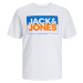 Jack&Jones Pánske tričko JCOBOX Standard Fit 12248123 White L
