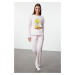 Trendyol Tweety Licensed Pink 100% Cotton Knitted Pajama Set