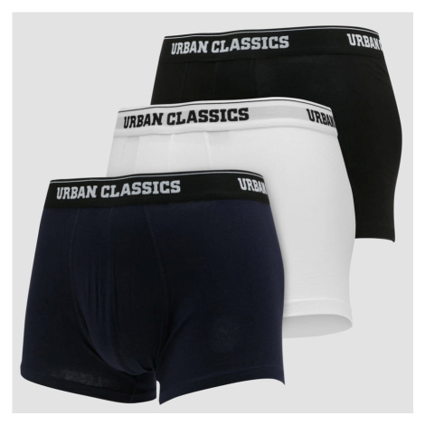 Urban Classics Organic Boxer Shorts 3-Pack White/ Black/ Navy