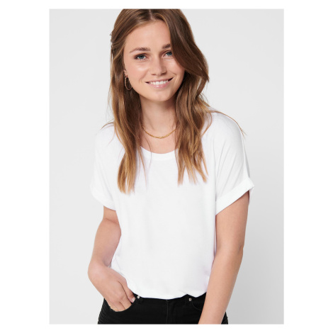 White basic T-shirt ONLY Moster - Women