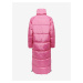 Ružový dámsky prešívaný kabát ONLY Nora