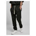 Sweatpants with side zipper black