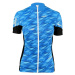 HAVEN Cyklistický dres s krátkym rukávom - SKINFIT NEO WOMEN - modrá/biela