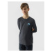 Boys' Long Sleeve T-Shirt 4F - Graphite