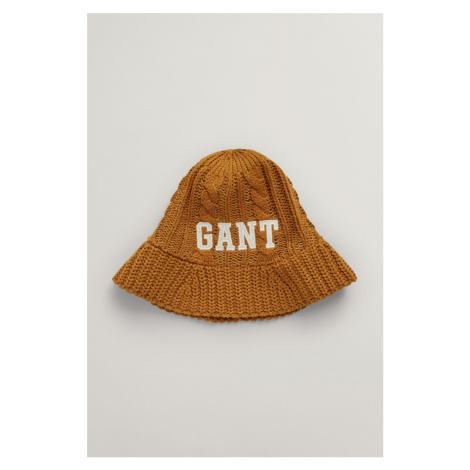 KLOBÚK GANT KNITTED BELL HAT CINNAMON BROWN