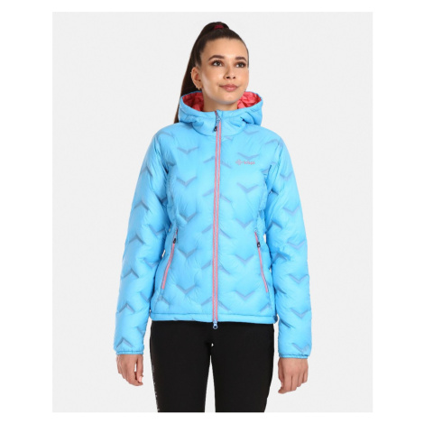Svetlomodrá dámska zimná športová bunda Kilpi ALBERTA