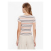 BDG Urban Outfitters Top BDG STRIPED BABY 76471473 Écru Slim Fit