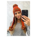 Women's cap with long ears Nadia K321 foxy