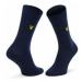 Lyle & Scott Súprava 3 párov vysokých pánskych ponožiek Angus LSSK500 r.40-46 Tmavomodrá