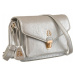 LuluCastagnette strieborná malá crossbody kabelka VENANCE