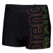 Juniorské plavecké boxerky ARENA BOYS SWIM SHORT GRAPHIC Black 548