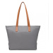 Miss Lulu vodeodolná casual shopping taška - šedá - 14L