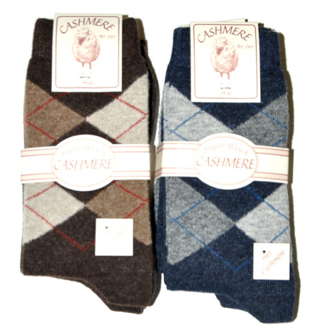 Pánske ponožky priľnú Cashmere 7707/7708 A'2 Ulpio
