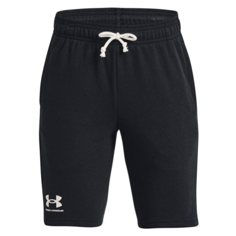 Under Armour UA RIVAL TERRY SHORT Chlapčenské kraťasy, čierna, veľkosť