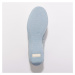 Blancheporte Kožené tenisky na zips, klinová podrážka modrosivá