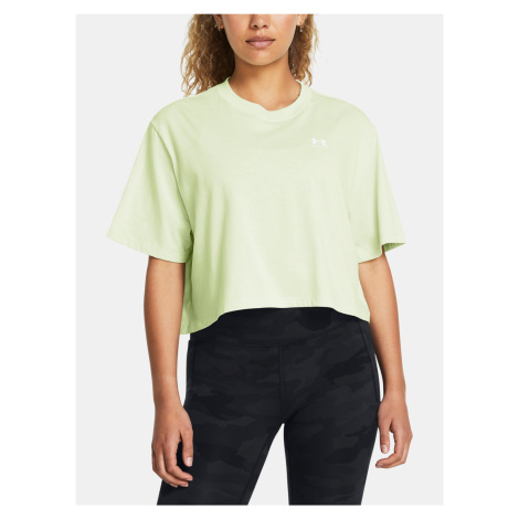 Under Armour Women's T-Shirt UA W BOXY CROP LOGO SS - Ladies