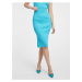 Modrá dámska svetrová midi sukňa ORSAY