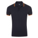 SOĽS Pasadena Pánske polo triko SL00577 French navy / Neon orange