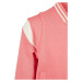 Urban Classics Tepláková bunda  rosé / biela