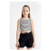 DEFACTO Girls' Crew Neck Undershirt