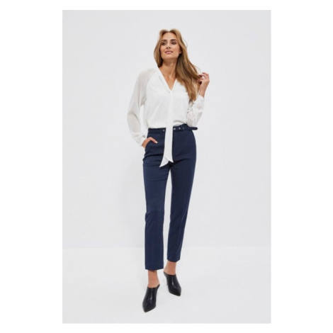 Cigarette trousers with belt Moodo