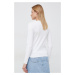 Bavlnený sveter United Colors of Benetton dámsky, biela farba, tenký
