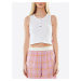 #VDR Basic White Crop Top