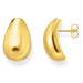 Thomas Sabo H2308-413-39 Bold - Gold-plated Teardrop Ear Studs 21,5 mm