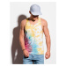 Ombre Clothing Men's printed tank top S1334