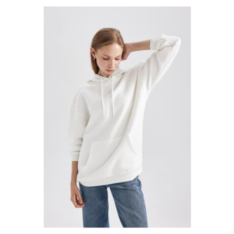 DEFACTO Oversize Fit Hooded Thick Sweatshirt