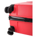 ČERVENÝ CESTOVNÝ KUFOR SPARROW VEĽ. PP06, LARGE TRAVEL SUITCASE WINGS RED - POLYPROPYLE