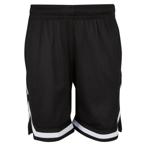 Boys' Stripes Mesh Shorts Black Urban Classics