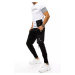 Men's black and white tracksuit Dstreet AX0370
