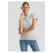 Grey Polo Fruit of the Loom Women's T-shirt