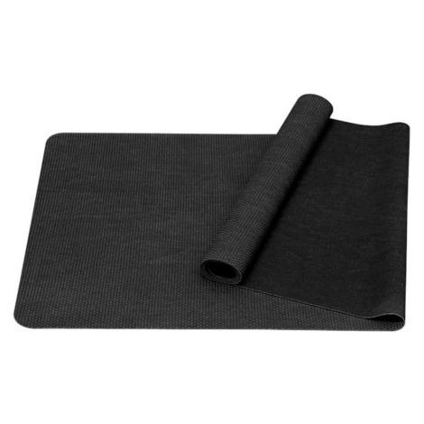 Sportago skládací gumová jóga podložka - černá