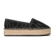 Tommy Jeans Espadrilky Logomania Espadrille EN0EN02079 Sivá