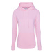 Just Hoods Dámska mikina s kapucňou JH001F Baby Pink