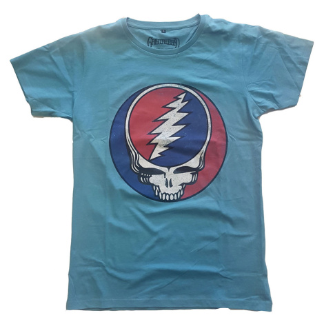 Grateful Dead tričko Steal Your Face Classic Modrá