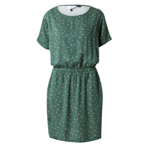 mazine Šaty 'Valera'  béžová / smaragdová