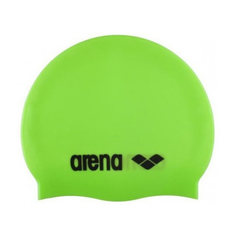 Juniorská plavecká čiapka ARENA Clasic Silicone Jr. acid green-black