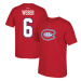 Montreal Canadiens pánske tričko red #6 Shea Weber