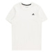 ADIDAS SPORTSWEAR Funkčné tričko 'Essentials Small Logo'  čierna / biela