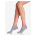 Sada dvoch párov dámskych ponožiek v šedej farbe Bellinda COTTON IN-SHOE SOCKS 2x