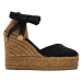 Castañer Espadrilky Chiara T/8Ed/001 021458 Čierna