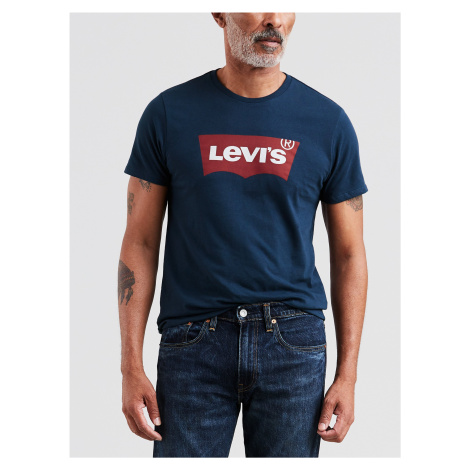 Tmavomodré pánske tričko s potlačou Levi's® Levi´s